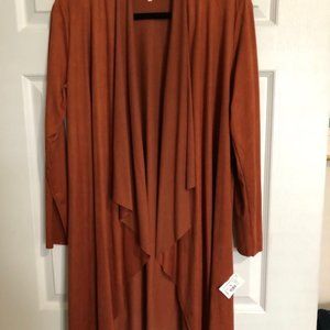 Faux Suede Jacket-Large